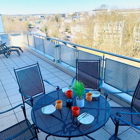 Big Penthouse 2 Bedrooms In Center With Parking And Largeterrace-41 Luxemburg Exteriör bild