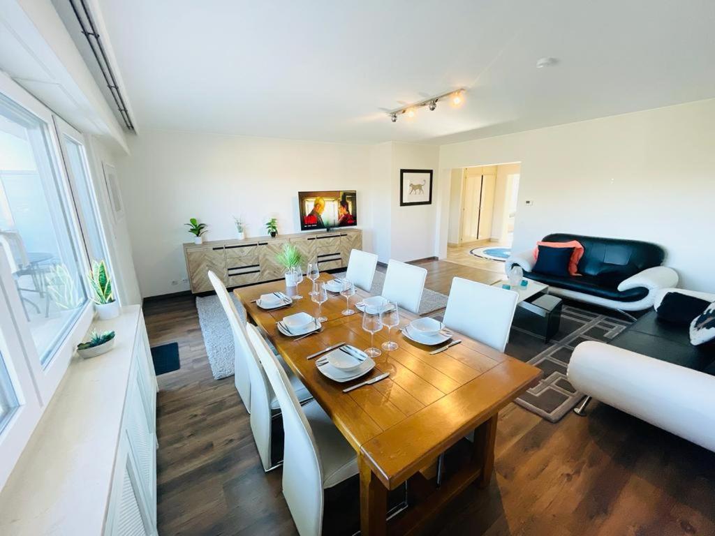 Big Penthouse 2 Bedrooms In Center With Parking And Largeterrace-41 Luxemburg Exteriör bild