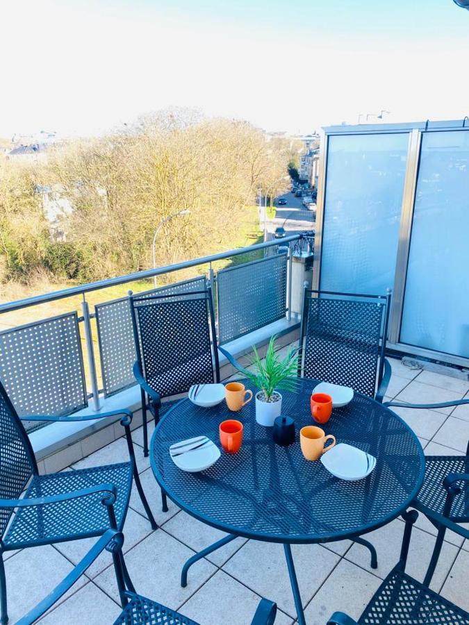 Big Penthouse 2 Bedrooms In Center With Parking And Largeterrace-41 Luxemburg Exteriör bild