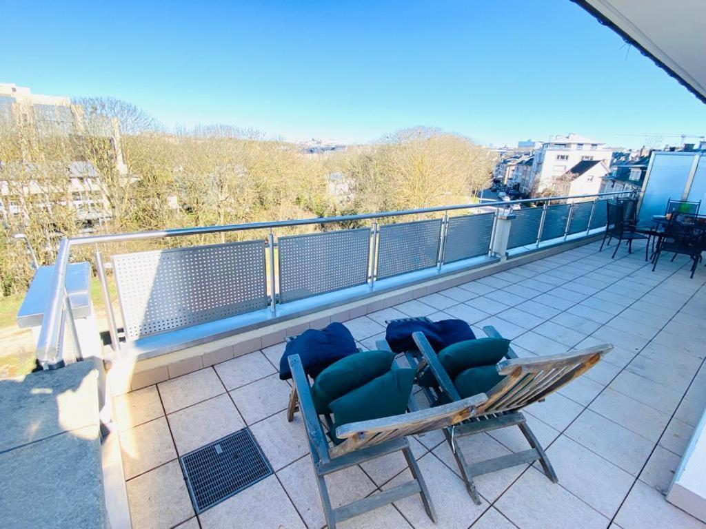 Big Penthouse 2 Bedrooms In Center With Parking And Largeterrace-41 Luxemburg Exteriör bild